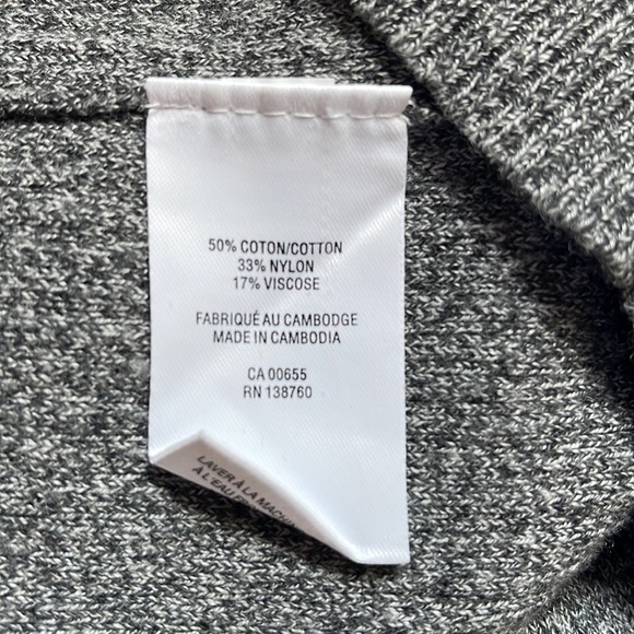 Stretchy midi skirt in heather grey - Picture 5 of 5